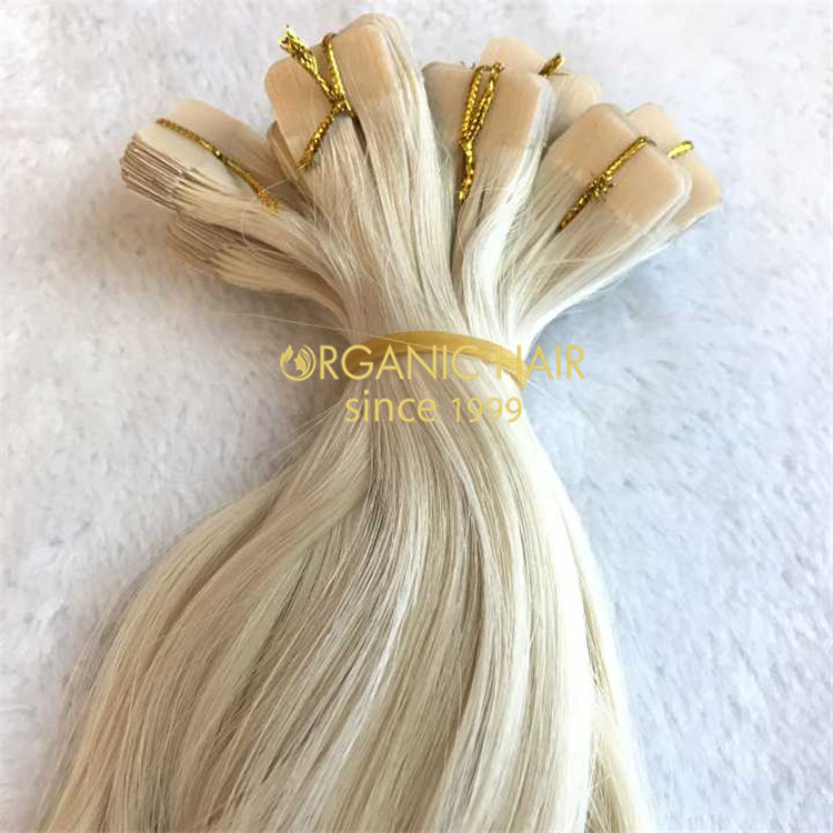 Mini natural wave cuticle remy human tape in hair A99